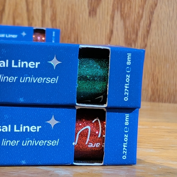 Fluide Universal Liner Glitter Sparkle Eyeliner Green or Orange or Red - Picture 6 of 8